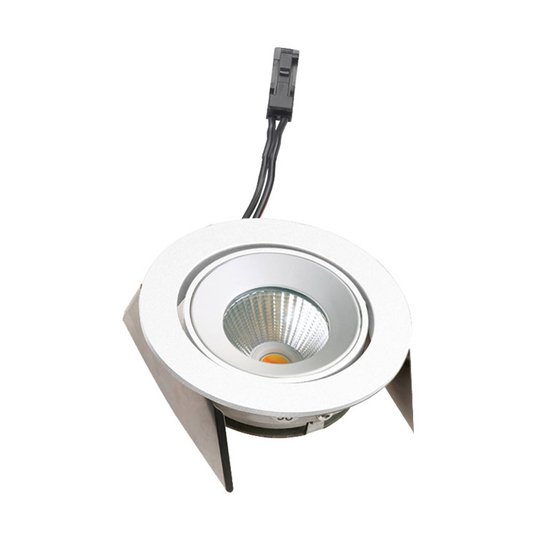 LED-inbyggnadslampa SR 68 43° Dim-to-Warm vit