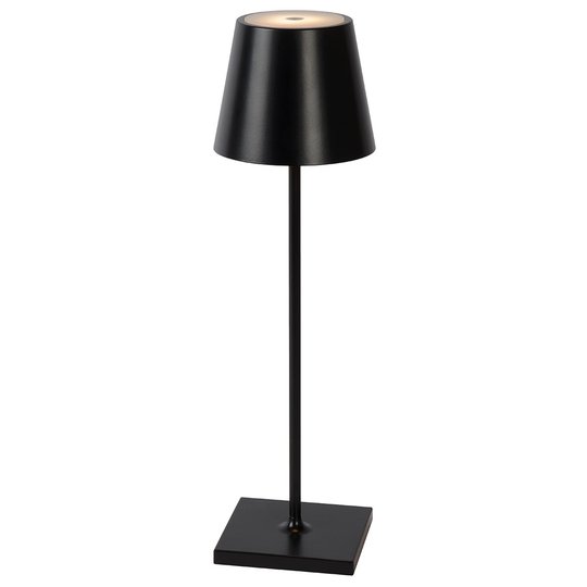 LED-bordslampa Justin för utomhusbruk dimbar svart