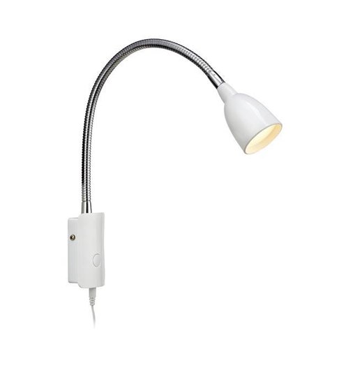 Tulip vägglampa LED (Vit)