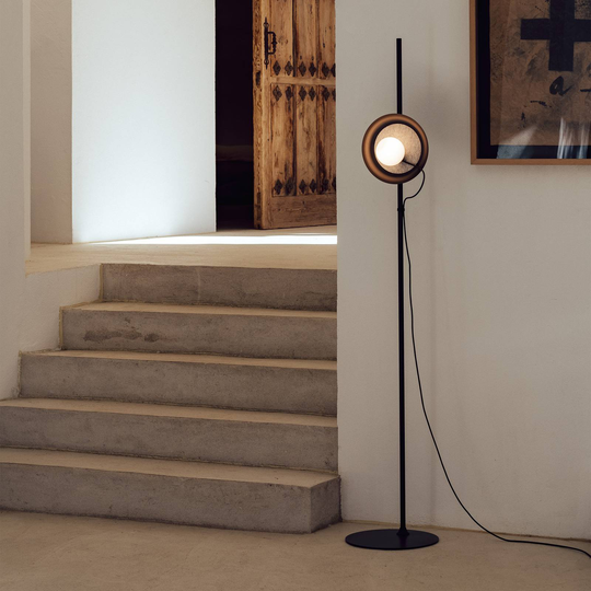 Milan Wire golvlampa Ø 24 cm antracit