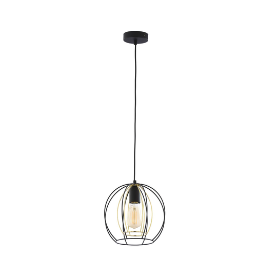 Hänglampa Jaula med burskärm, 1 lampa
