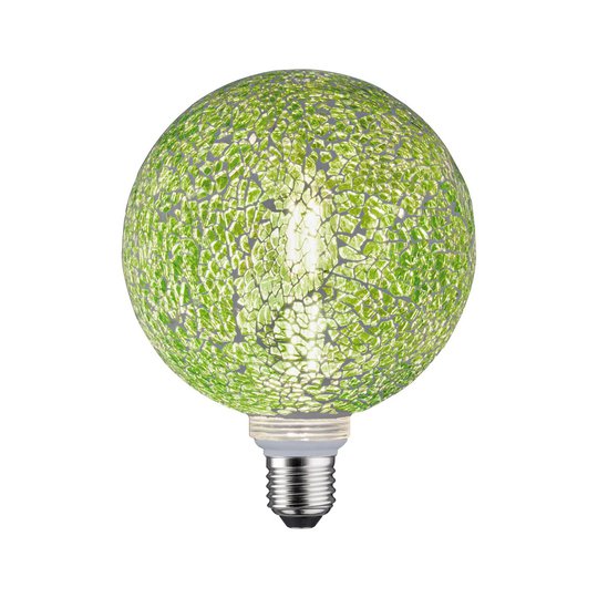 Paulmann E27 LED-Globe 5W Miracle Mosaic grön