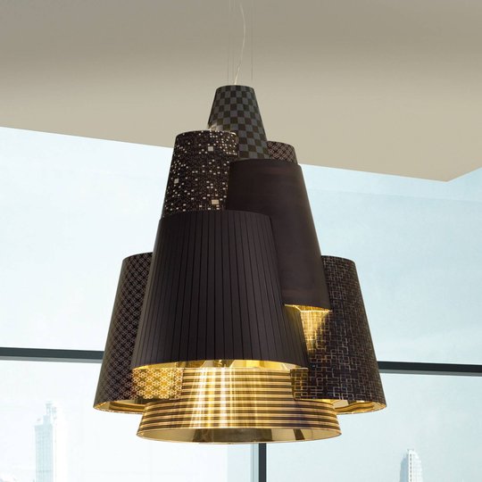 Axolight Melting Pot 120 hänglampa brun-guld