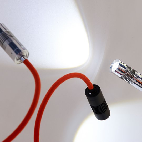 OLIGO A little bit colour bordslampa krom/orange
