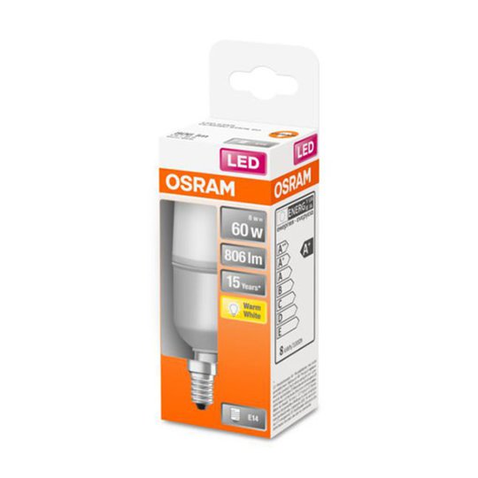 OSRAM LED-lampa E14 Classic Stick matt 2 700 K 8 W