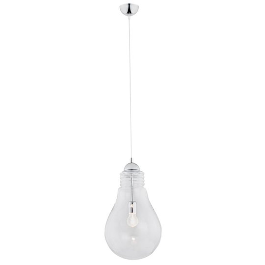 Hänglampa Kannus glas klar, kabel transparent