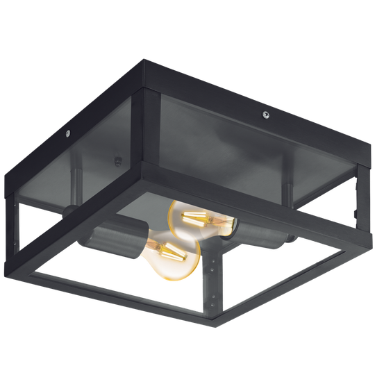 Alamonte 1 plafond (Svart)