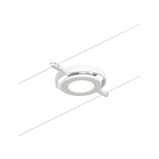 Paulmann Wire RoundMac spot, vajersystem vit