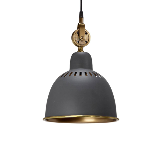 PR Home Cleveland hänglampa 23 cm grå/mässing