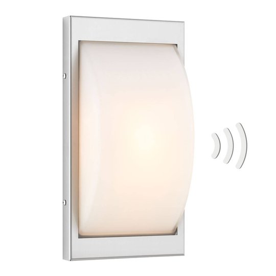 LED-utomhusvägglampa 068LEDSEN stål