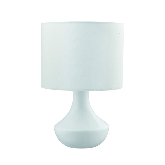 Rosia bordslampa (Mattvit)