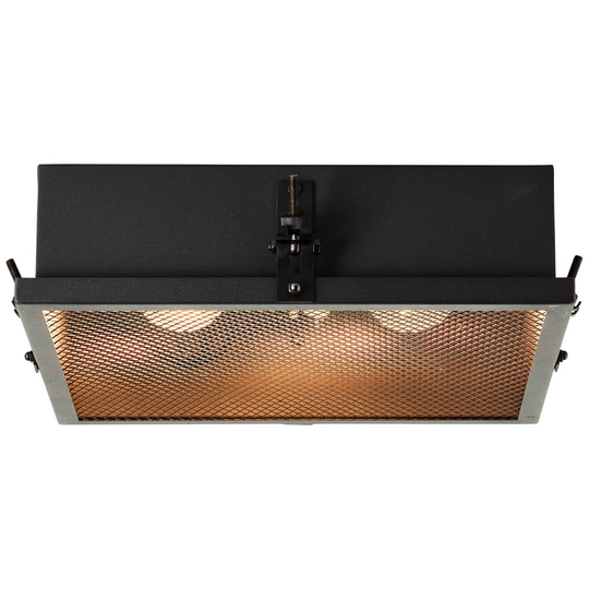 Zois plafond 34cm (kvadrat) (Svart)