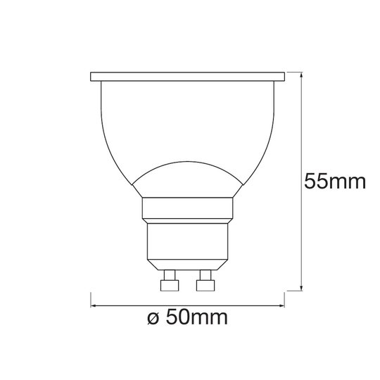LEDVANCE SMART+ WiFi GU10-reflektor 5 W 45°