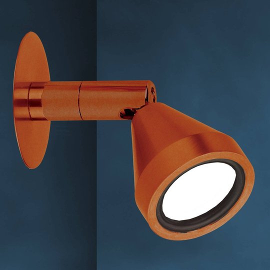 Bronsfärgad LED-väggspotlight MINI antikutseende
