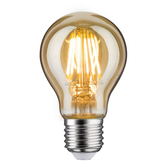 LED-lampa E27 6,5W 2500K guld