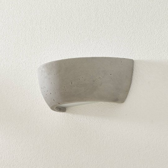 LED-vägglampa 2457 betong 3 000 K dimbar