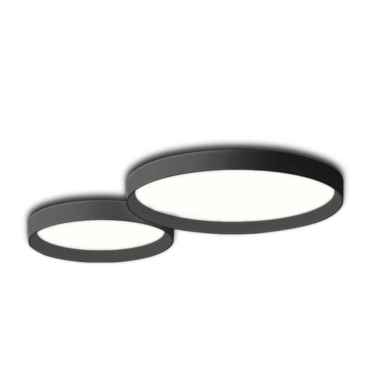 Enkel LED-taklampa Up i grafit
