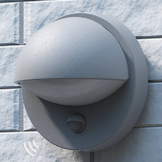 Energisparande utomhusvägglampa Vida grå RD