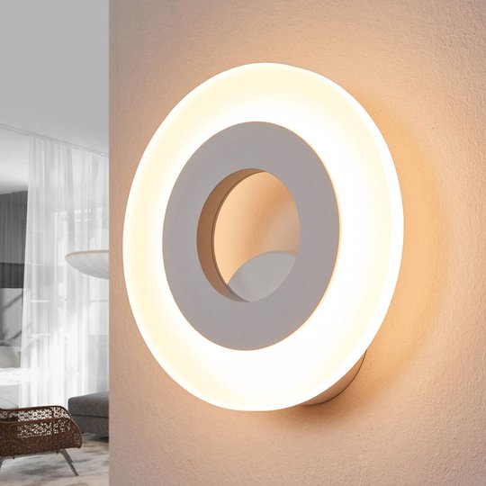 Helestra Jenna - rund LED-vägglampa