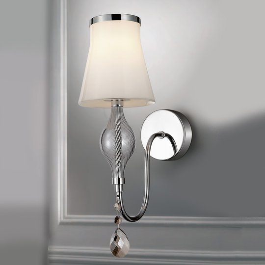Elegant vägglampa Maxima Vetro