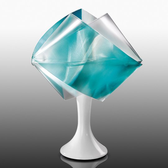 Designerbordslampa Gemmy Prisma, grön