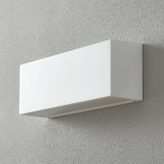 BEGA 50147 vägglampa 3 000 K DALI 32 cm sammetsvit