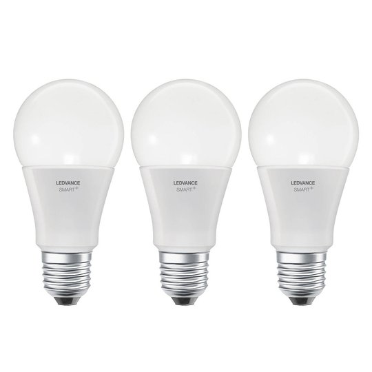 LEDVANCE SMART+ WiFi E27 9,5 W Classic CCT 3-pack