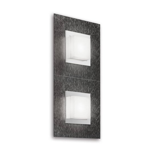 GROSSMANN Basic LED-vägglampa, 2 lampor, antracit
