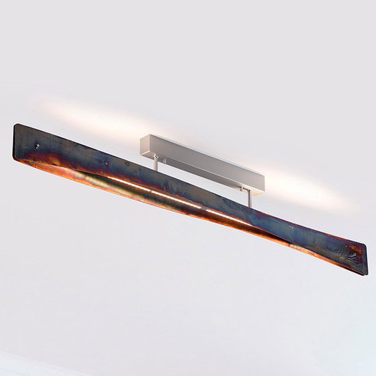Lucande Lian LED-taklampa, guldoxiderad