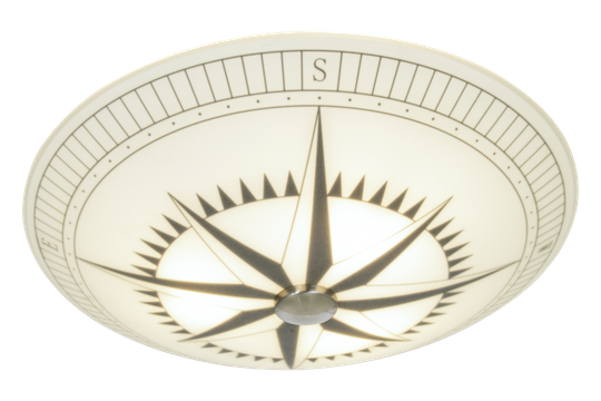 Kompass plafond 50cm (Vit)