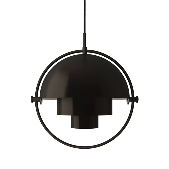 GUBI Multi-Lite hänglampa svart/svart 25,5 cm