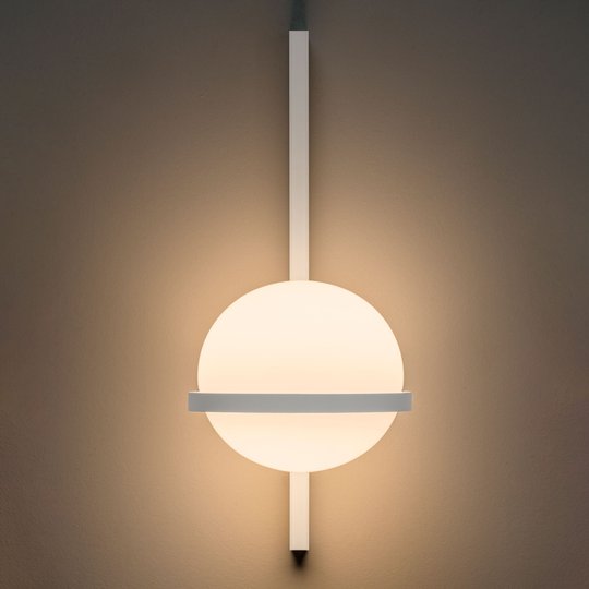 Vibia Palma 3710 LED-vägglampa, vit