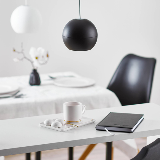 Bega Studio Line pendel on/off, svart/aluminium
