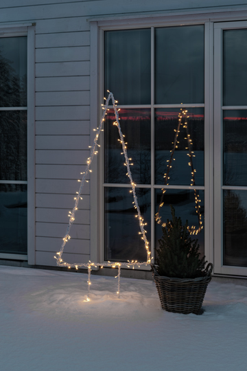 Slinga 200 varmvita LED (Vit)