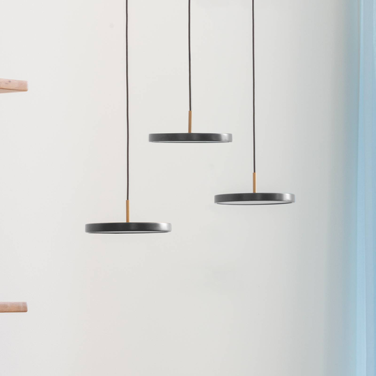 UMAGE Asteria micro hänglampa mässing/antracit