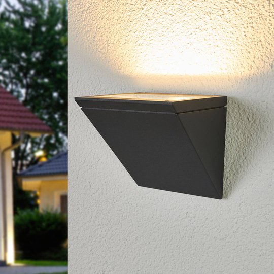 BEGA 22449K3 LED-vägguplight utomhus grafit 3000K