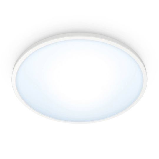WiZ Super Slim LED-taklampa, 14 W, vit