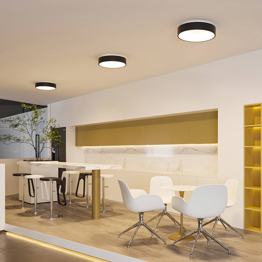 Arcchio Aleksi LED-taklampa, Ø 45 cm, rund