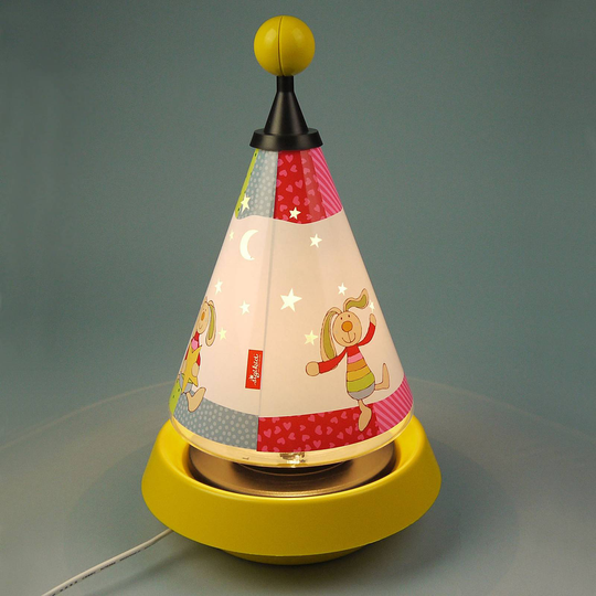 Bordslampa och nattlampa Carrousel Rainbow Rabbit