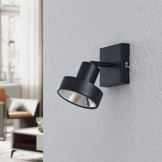 Lindby Ignacio taklampa, 1 lampa svart