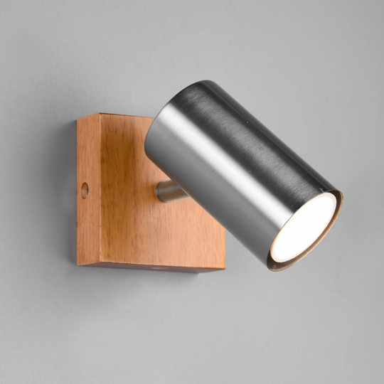 Väggspot Marley, nickel matt, 1 lampa