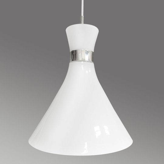 Trattformad glastaklampa Trumpet