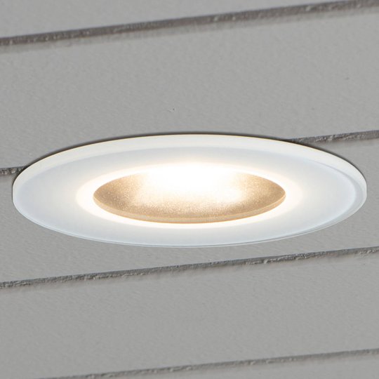 LED-inbyggnadslampa 7875 tak utomhus, vit