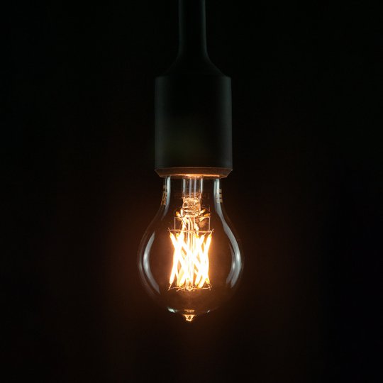 SEGULA LED-lampa E27 6 W 2 200 K klar, dimbar