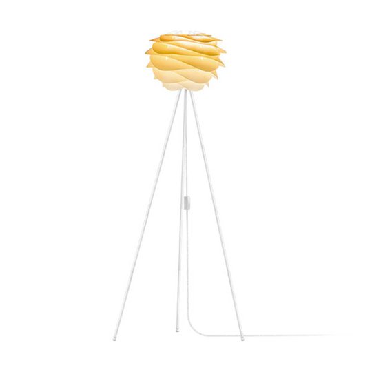 UMAGE Carmina Mini golvlampa gul/tripod vit