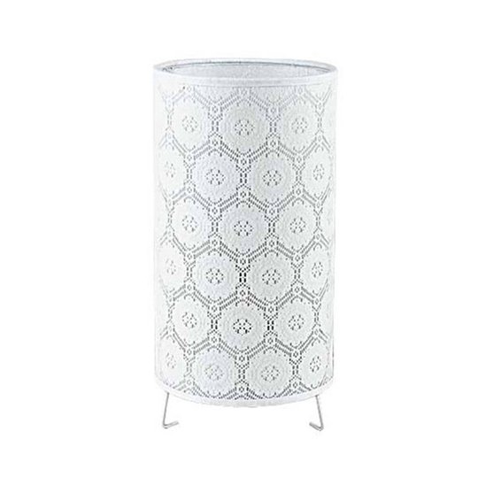 Bordslampa Bebo med vitt spetsmönster
