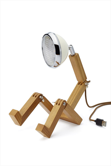 Mini Mr Wattson bordslampa (Vit)