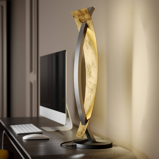 LED-bordslampa Marija i svart