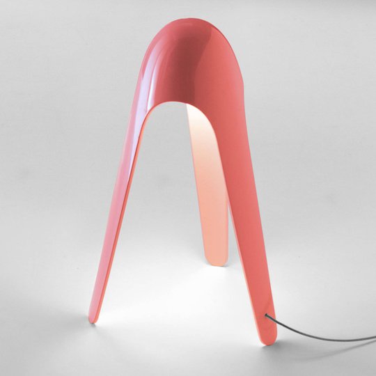 Martinelli Luce Cyborg LED-bordslampa, rosa