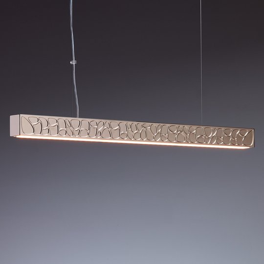 TECNOLUMEN Theia LED-pendellampa dimbar, nickel